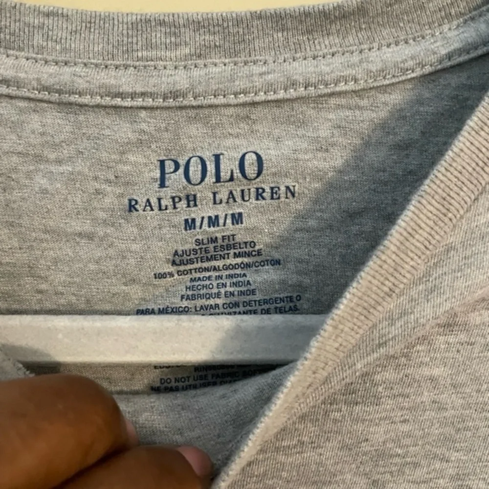 Polo Ralph Lauren Men Slim Fit Crewneck Undershirt Gray Size Medium